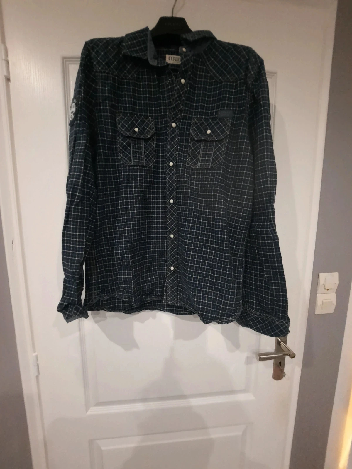 Chemise homme  m kaporal à  carreaux comme #neuve